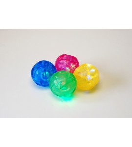 Balles lumineuses texturées - lot de 4 balles
