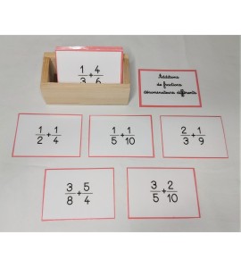 Additions de fractions dénominateurs différents