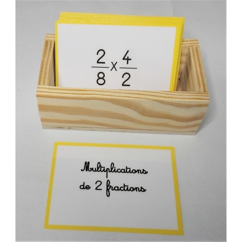 Multiplications de 2 fractions