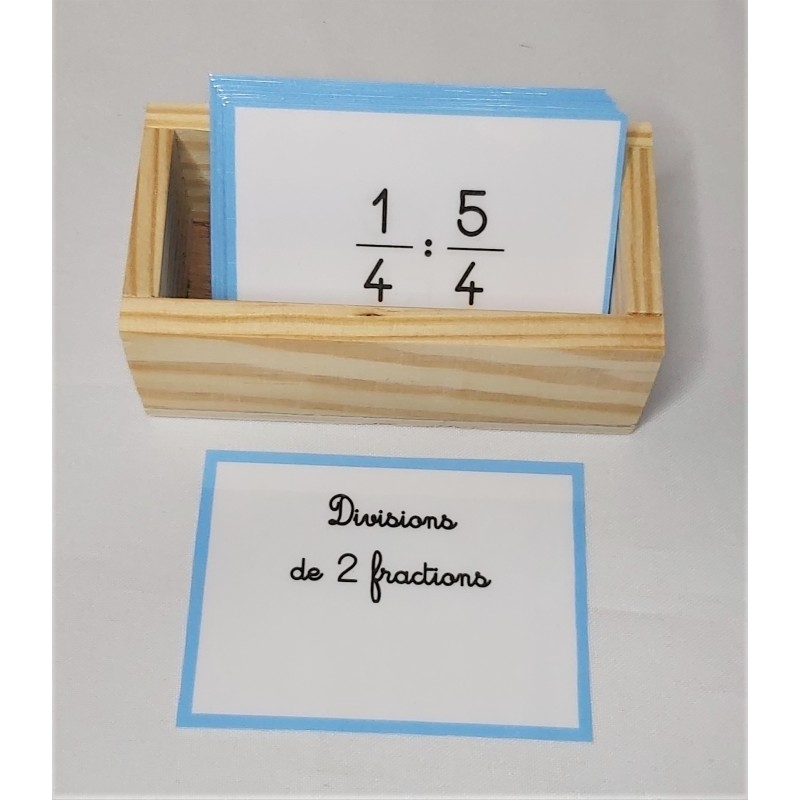 Divisions de 2 fractions