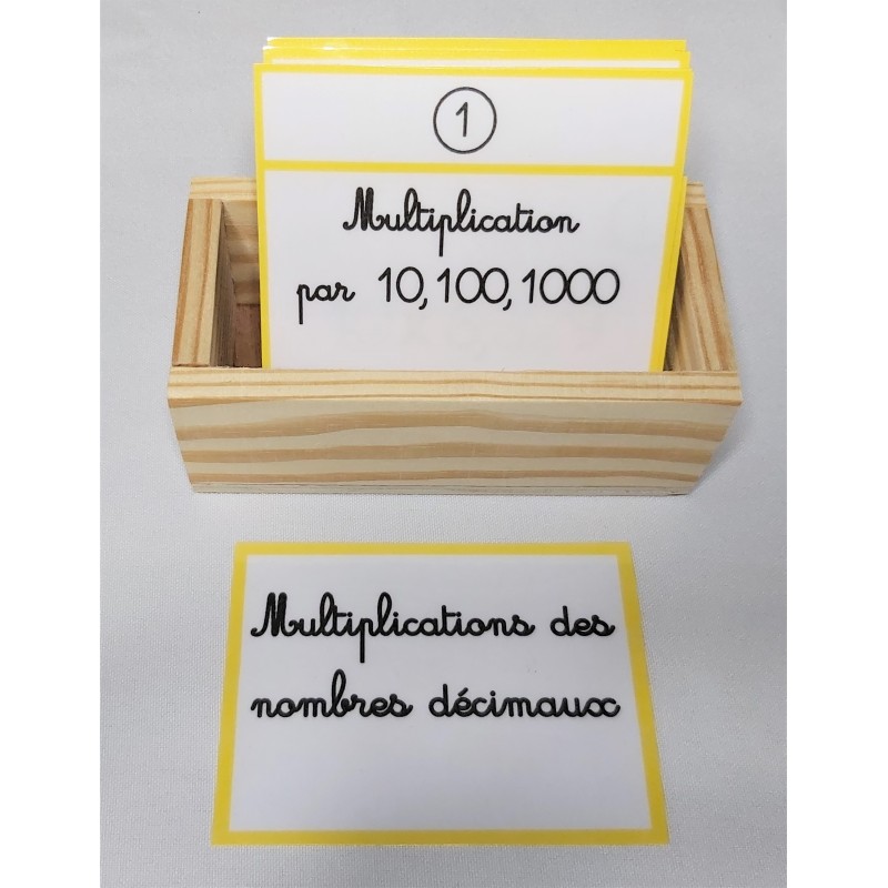 Multiplications des nombres...