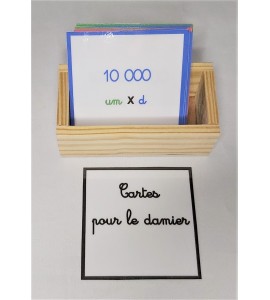 Cartes pour le damier