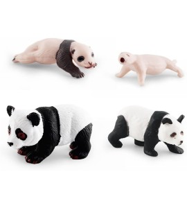 Cycle de vie du panda - plateau + figurines