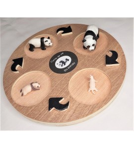 Cycle de vie du panda - plateau + figurines