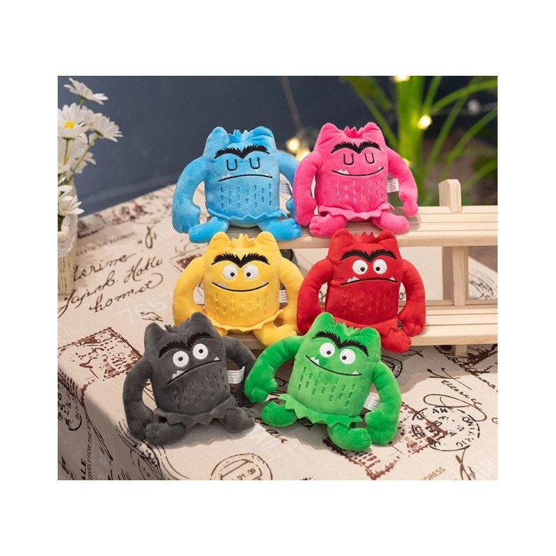 Lot de peluches monstre des couleurs - Joie