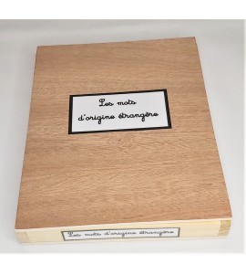 Les mots d'origine étrangère