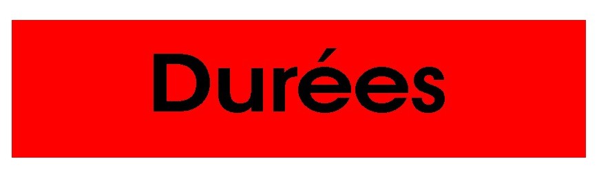 Durées