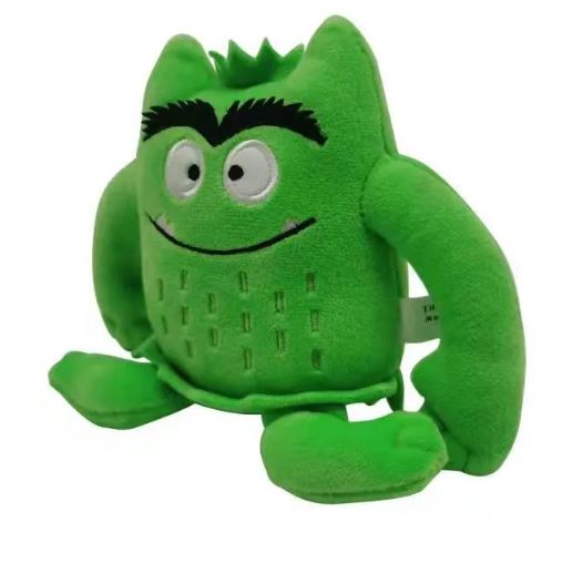 LE MONSTRE DES COULEURS - PELUCHE VERTE - LA COULEUR DES EMOTIONS